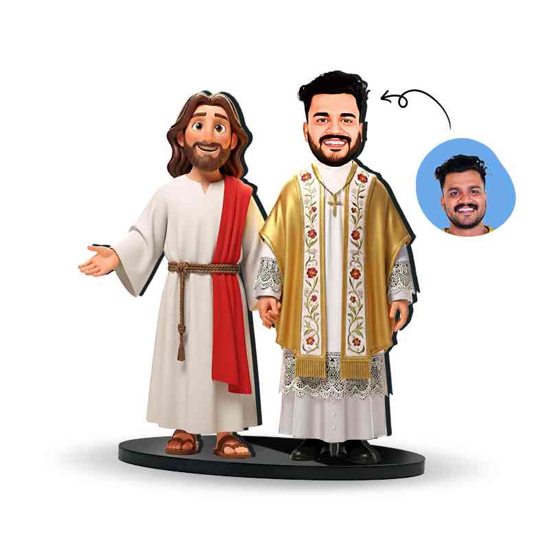 Jesus and the priest